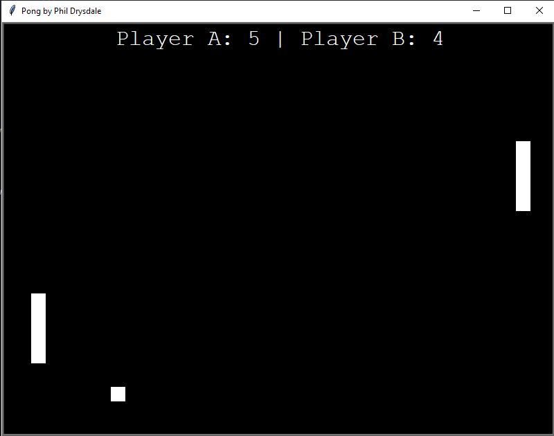 GitHub phildrysdale1/pong_game A simple pong game